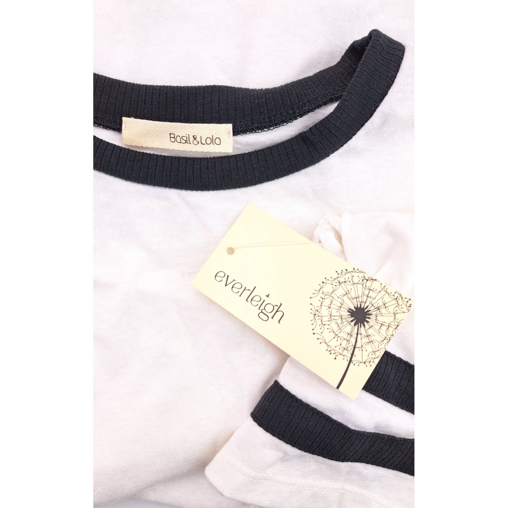 Other Basil Lola White Black Striped Varsity Top Women Size Small Size S / US 4 / IT 40 - 3 Thumbnail