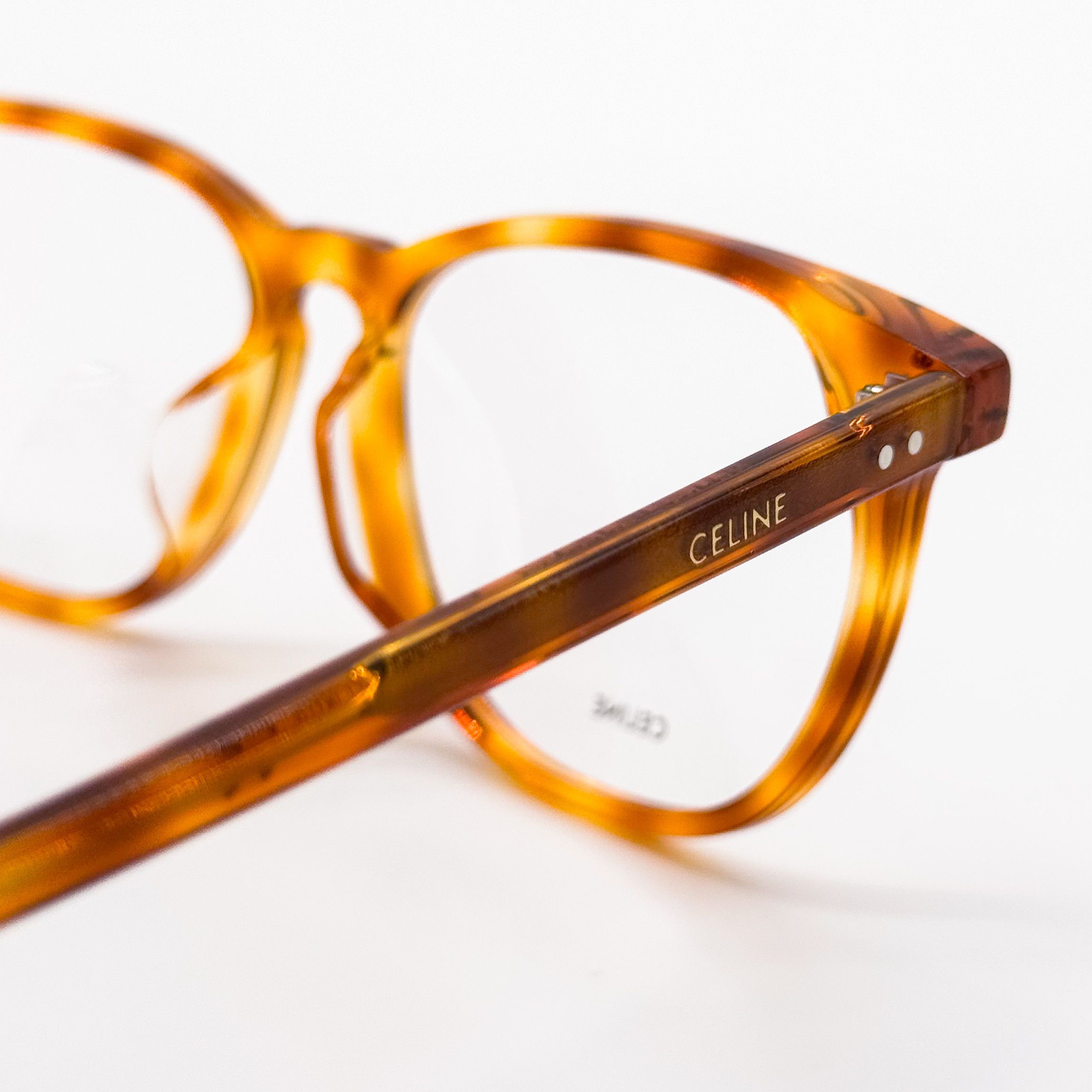 Celine NEW CELINE CL50046F 053 EYEGLASSES WOMEN HAVANA CELINE Size ONE SIZE - 7 Thumbnail
