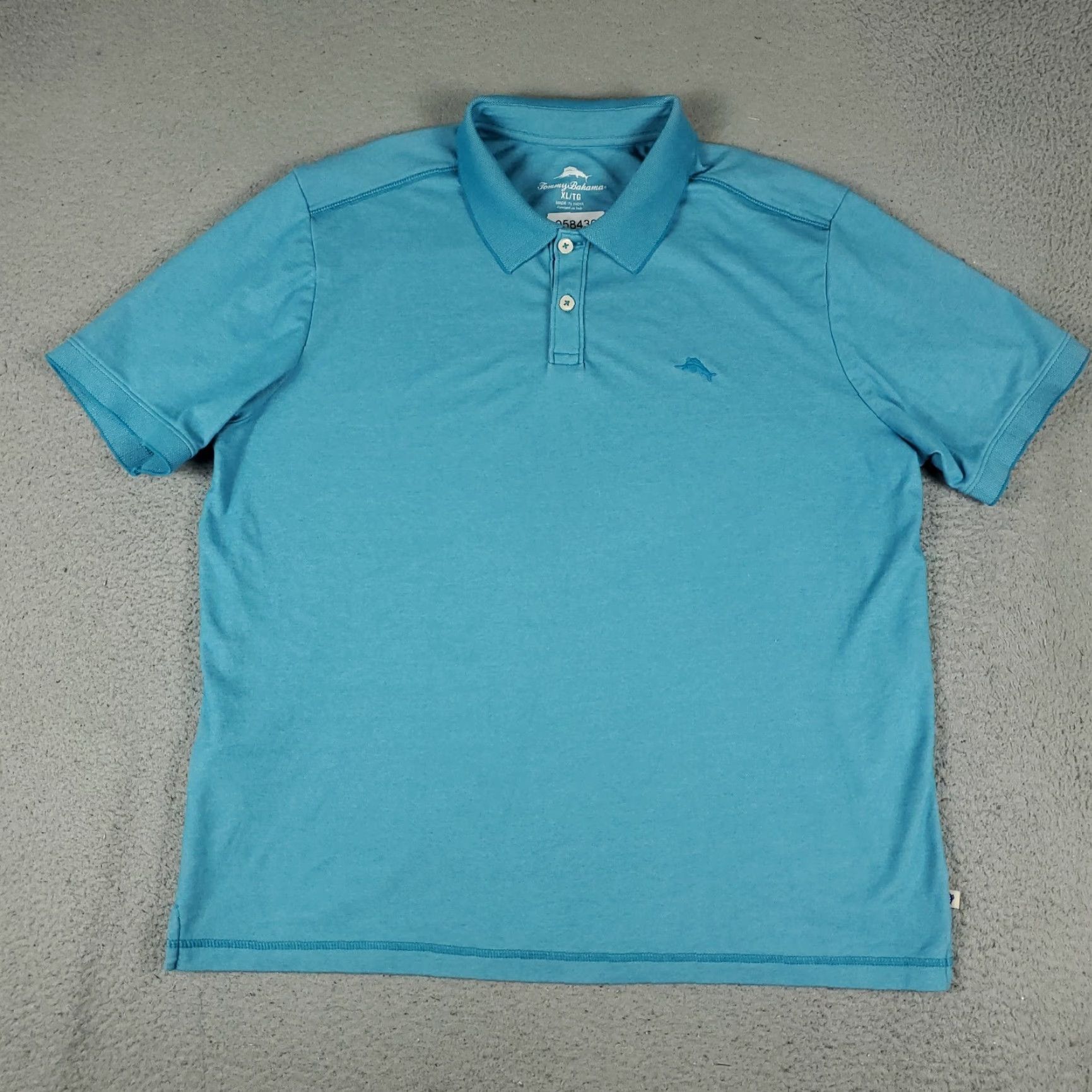 Tommy Bahama VINTAGE Tommy Bahama Polo Shirt Mens XL Blue Marlin Casual Short Sleeve Shirt Adult XL Blue Polo Tommy Bahama Mens Size US XL / EU 56 / 4 - 3 Thumbnail