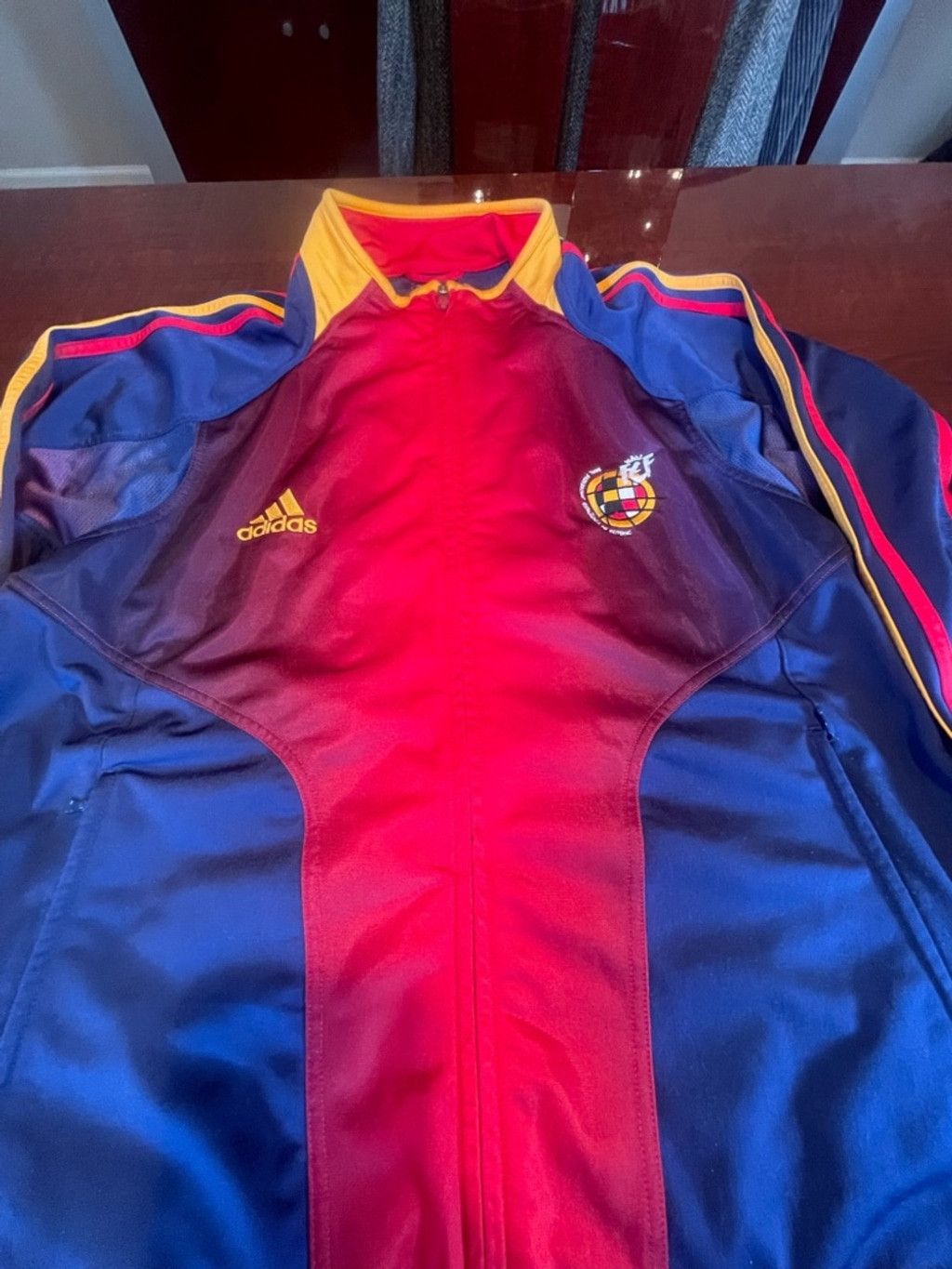 Adidas Adidas Spain RFEF National Team Soccer Track Suit Men's L Size US L / EU 52-54 / 3 - 19 Thumbnail