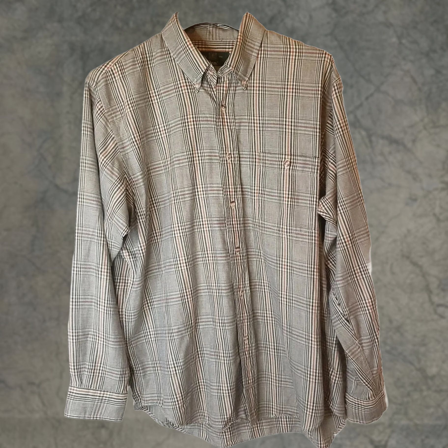 Orvis Orvis Shirt Mens L Green Plaid Long Sleeve Button-Down Collared 100% Cotton Flannel with Pockets Size US L / EU 52-54 / 3 - 1 Thumbnail