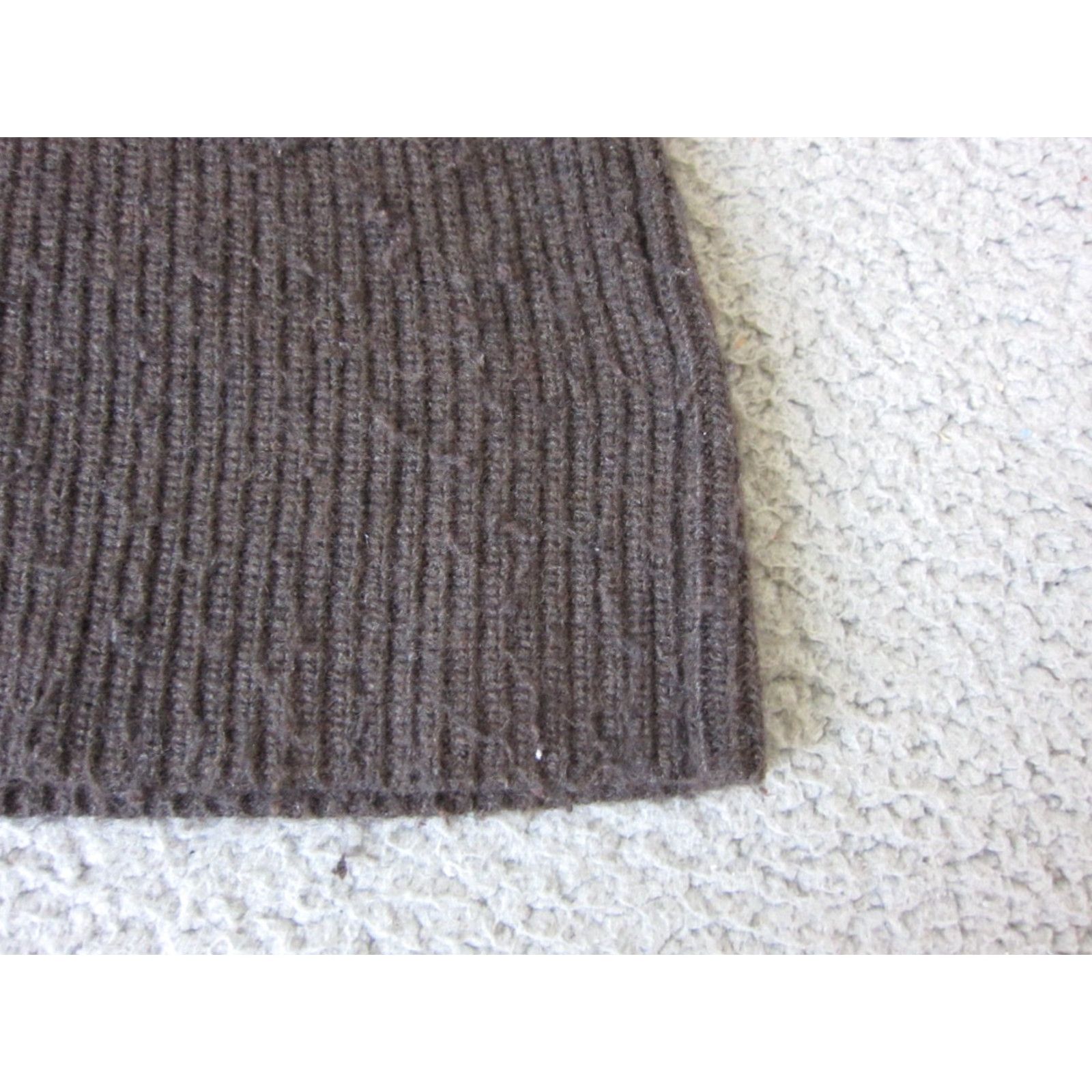 Vintage Fenn Wright Manson Sweater Dress Womens M Brown Wool Cap Sleeve Vintage Regular Knit Pullover Shirt Dress Womens, 90s? Size M / US 6-8 / IT 42-44 - 3 Thumbnail