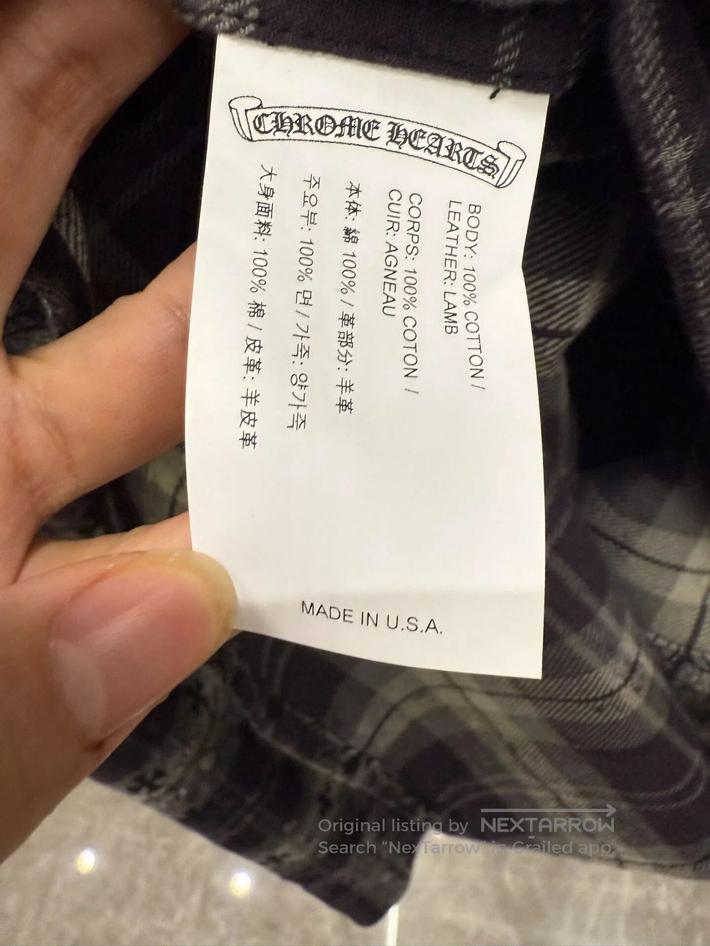 Chrome Hearts chrome hearts black gray patterned shirt. Size US L / EU 52-54 / 3 - 6 Thumbnail