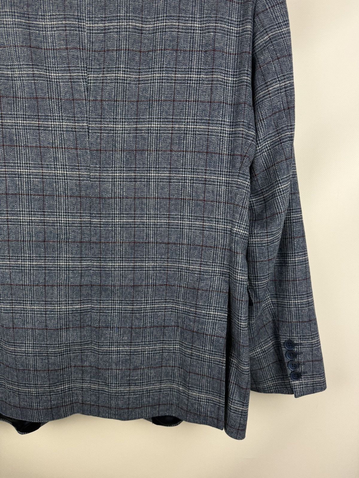 Hackett Hackett Cotton Linen Strch Pow CC Half Lined Blazer Jacket Size 40R - 17 Thumbnail