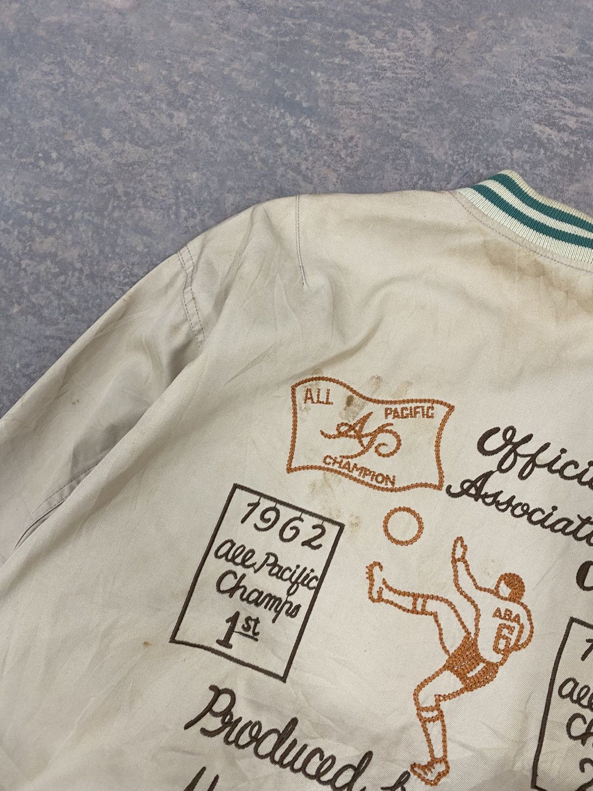 ABAHOUSE 1980s -Abahouse Football Club Varsity Jacket Size US L / EU 52-54 / 3 - 7 Thumbnail