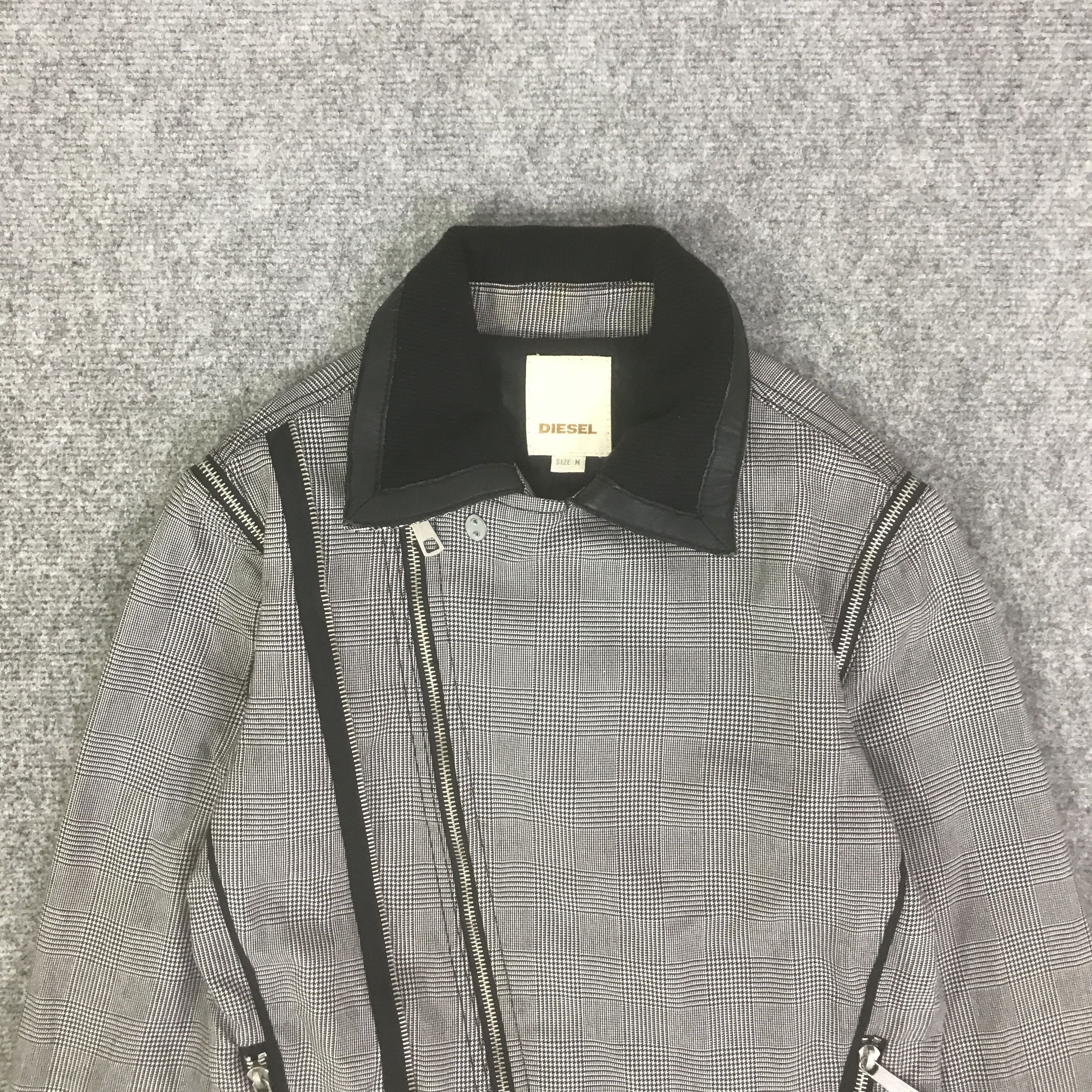 Diesel DIESEL BIKER STYLE JACKET K128B19 Size US M / EU 48-50 / 2 - 2 Thumbnail