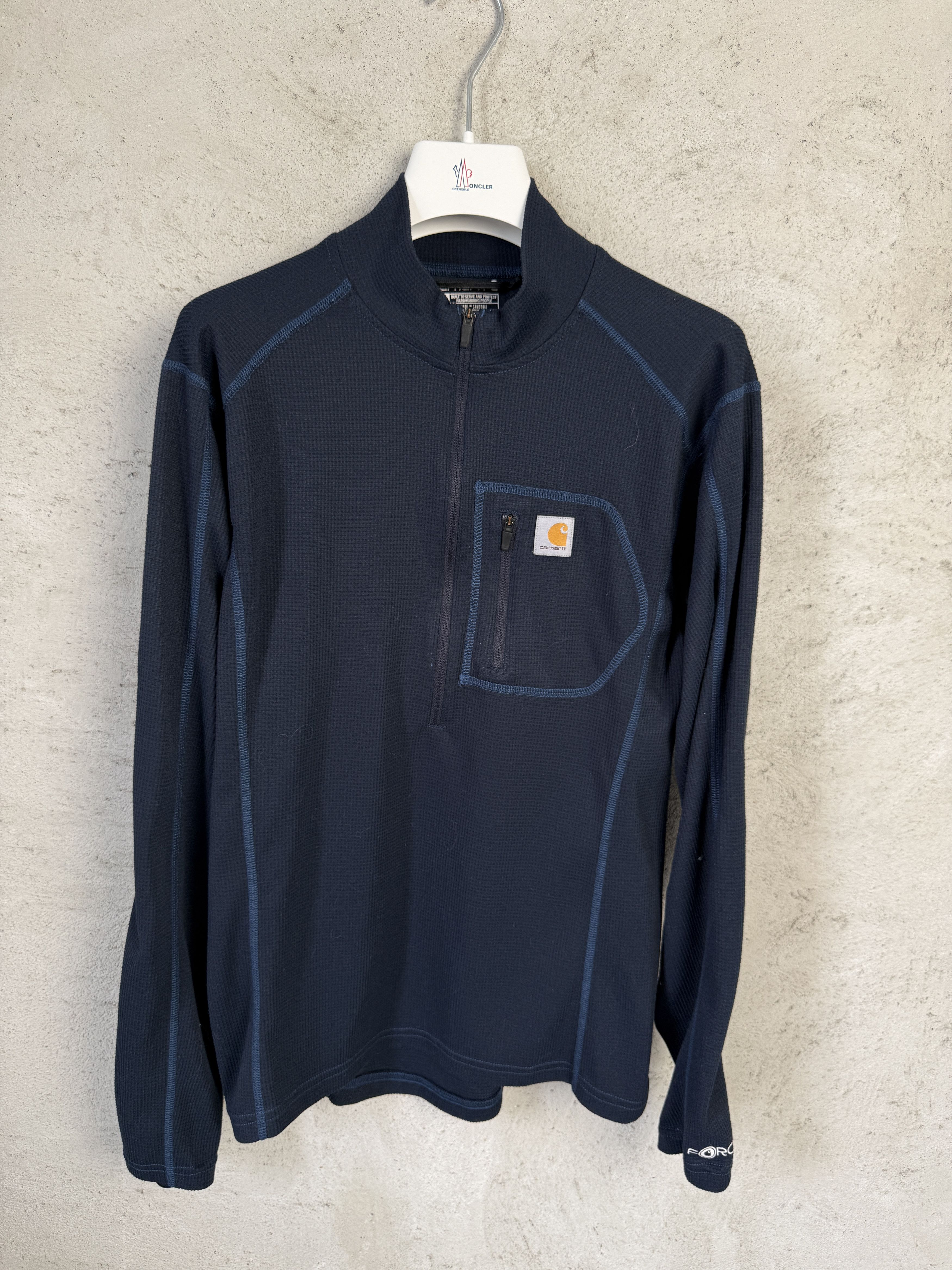 Carhartt Carhartt quarter zip fleece sweatshirt skate rap hip hop Size US S / EU 44-46 / 1 - 1 Thumbnail