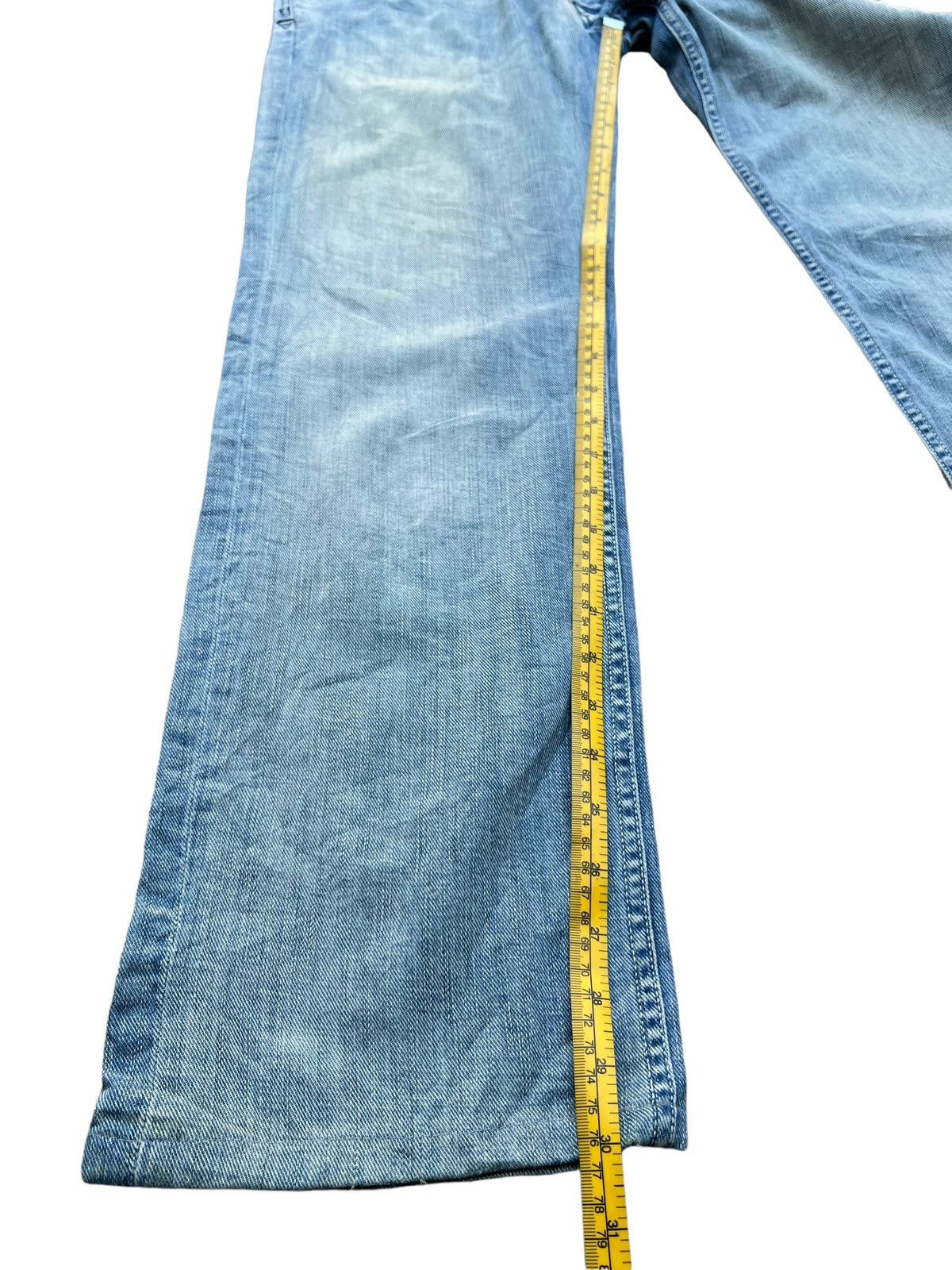 Diesel × Vintage Vintage Distressed Diesel Industry Wide Jeans 32x30 Size US 32 / EU 48 - 13 Thumbnail