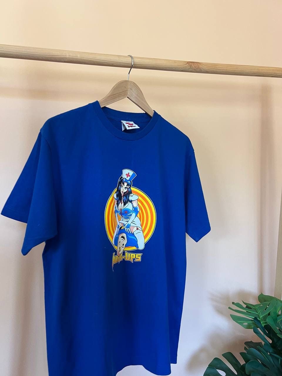 Hook-Ups × Vintage RARE 00s Hook-Ups Medic Nurse Tee Size US L / EU 52-54 / 3 - 9 Thumbnail