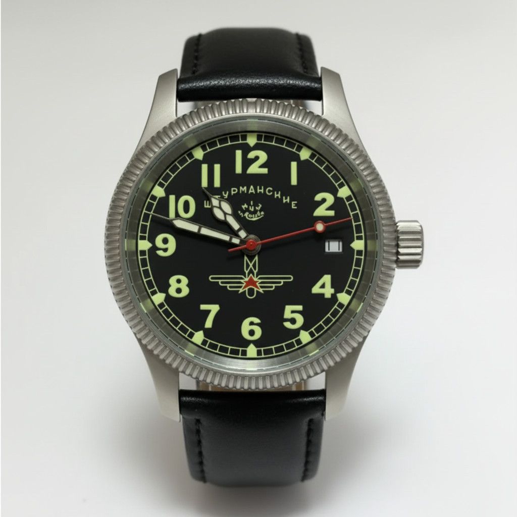 Vintage Vintage Men's Shturmanskie Poljot Mechanical Watch 17 Jewels Size ONE SIZE - 1 Thumbnail
