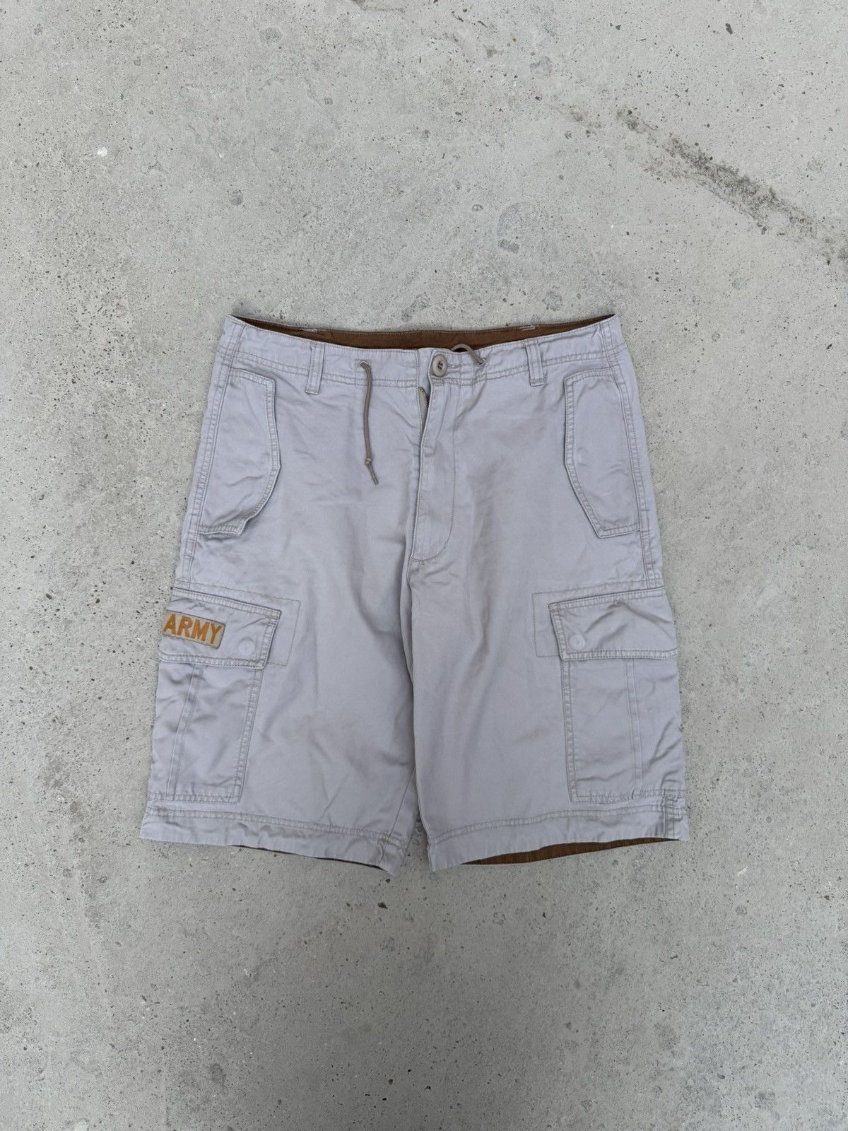Alpha Industries VINTAGE ALPHA INDUSTRIES CARGO SHORTS US ARMY Size US 32 / EU 48 - 4 Thumbnail