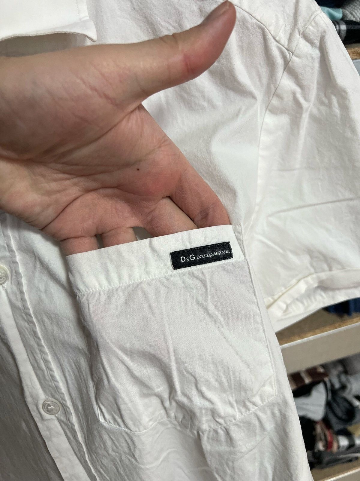 Dolce & Gabbana Vintage Dolce & Gabbana Short Sleeve Button Up ShirtSize 50 Size US L / EU 52-54 / 3 - 3 Thumbnail