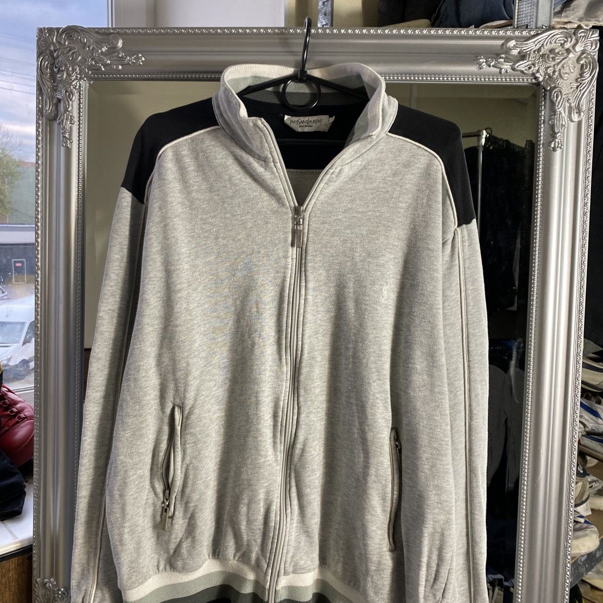 Yves Saint Laurent YVES SAINT LAURENT PARIS YSL ZIP UP SWEATSHIRT HOODIE Size US XL / EU 56 / 4 - 2 Thumbnail