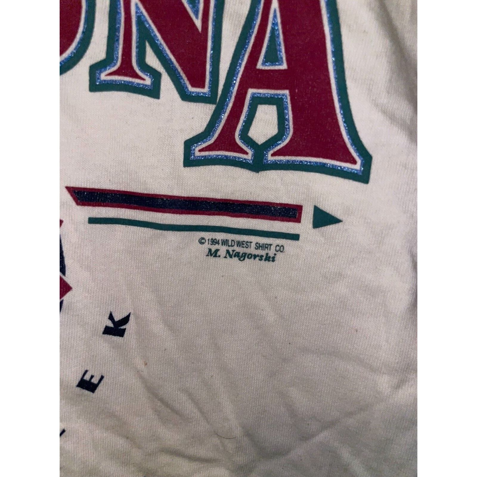 Vintage Vintage Arizona Shirt Cave Creek Desert Shirt Tee Large 90s Size US L / EU 52-54 / 3 - 6 Thumbnail