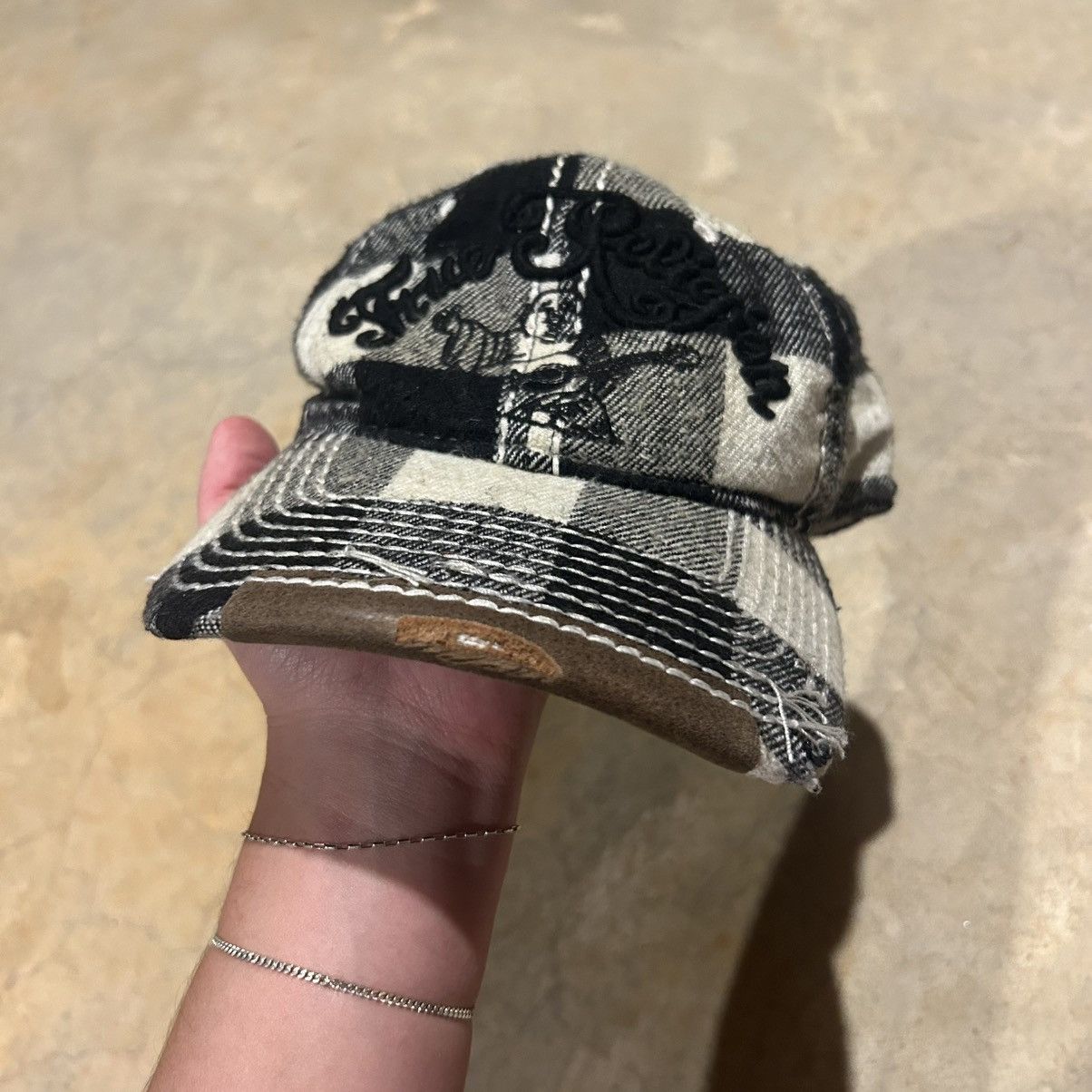 True Religion Vintage Y2K True Religion Buddha Distressed Hat 4GSELLER Size ONE SIZE - 2 Thumbnail