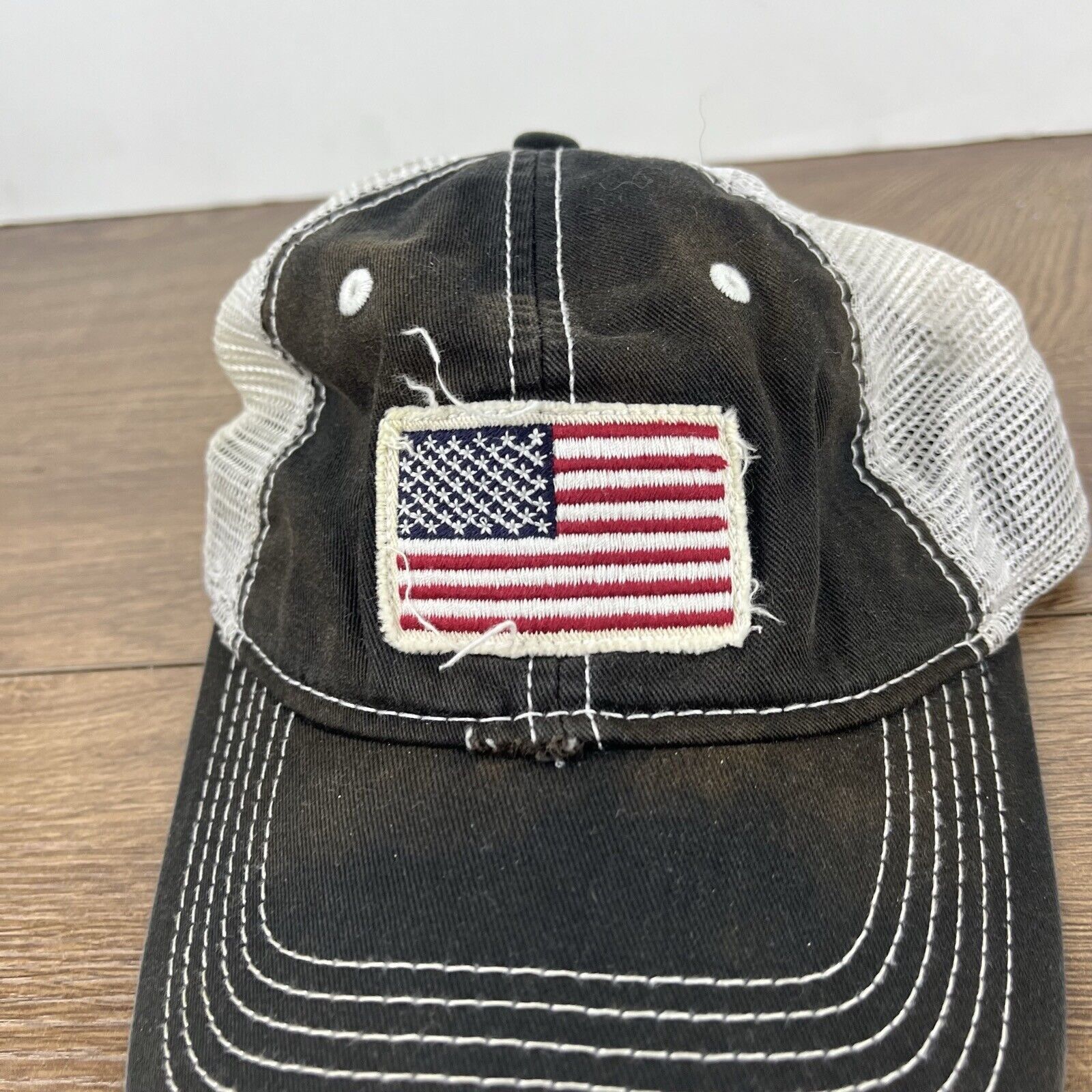 Other USA American Flag Hat Adjustable Hat Black Hat Adjustable Bl Size ONE SIZE - 7 Thumbnail