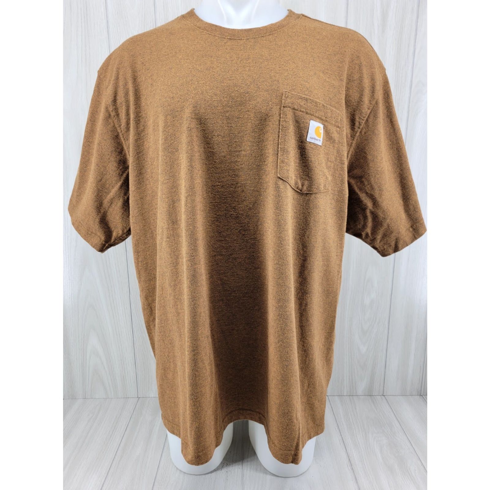 Carhartt Carhartt T Shirt Adult 2XL Loose Fit Brown Pocket Tee K87 Mens Size US XXL / EU 58 / 5 - 2 Thumbnail