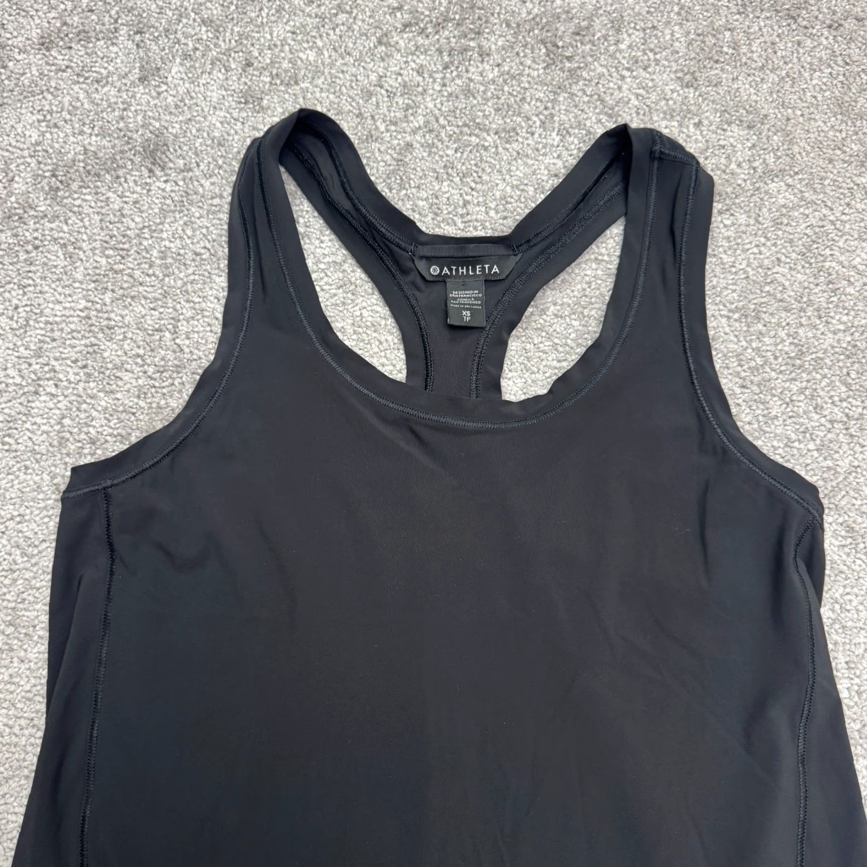 Athleta VINTAGE Athleta Women's Tank Top XS Black Sleeveless Athletic Gym Activewear Size XS Sports Size XS / US 0-2 / IT 36-38 - 4 Thumbnail
