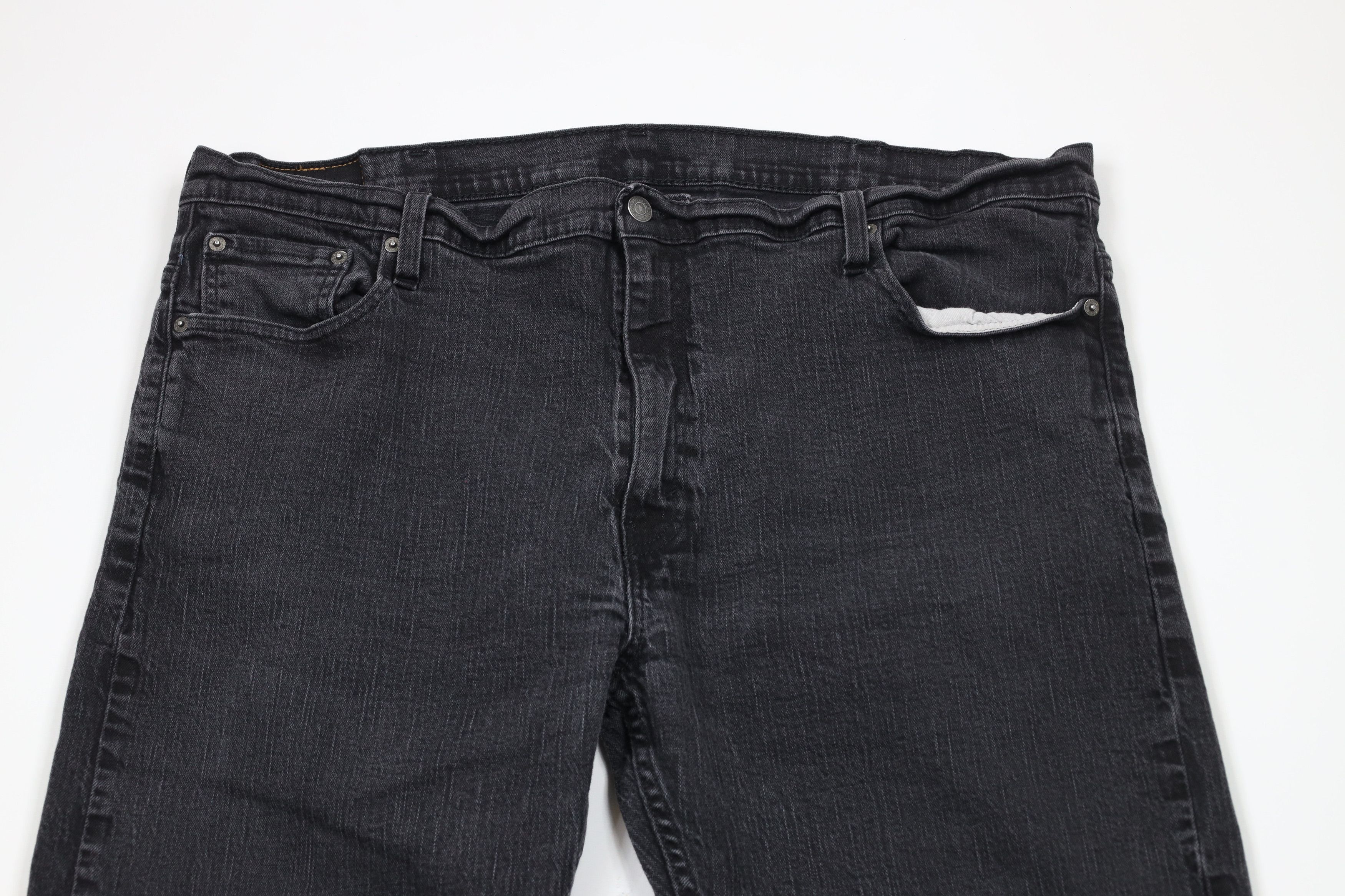 Levi's × Vintage Vintage Y2K Levis 569 Fit Straight Wide Leg Jeans Black Size US 44 / EU 60 - 2 Thumbnail