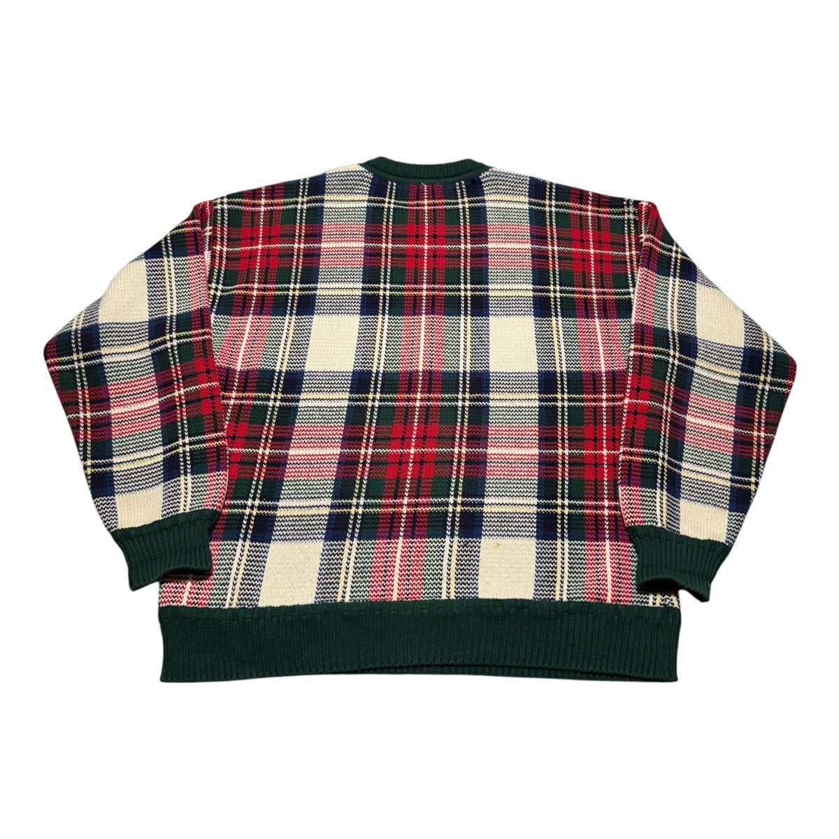 Gant Vintage 90s Gant Plaid Crewneck Sweater Men's Large FLAWS Size US L / EU 52-54 / 3 - 6 Thumbnail