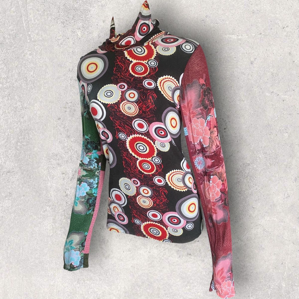 Gucci Gucci Psychedelic Print Turtle Neck L/S Size S / US 4 / IT 40 - 2 Thumbnail