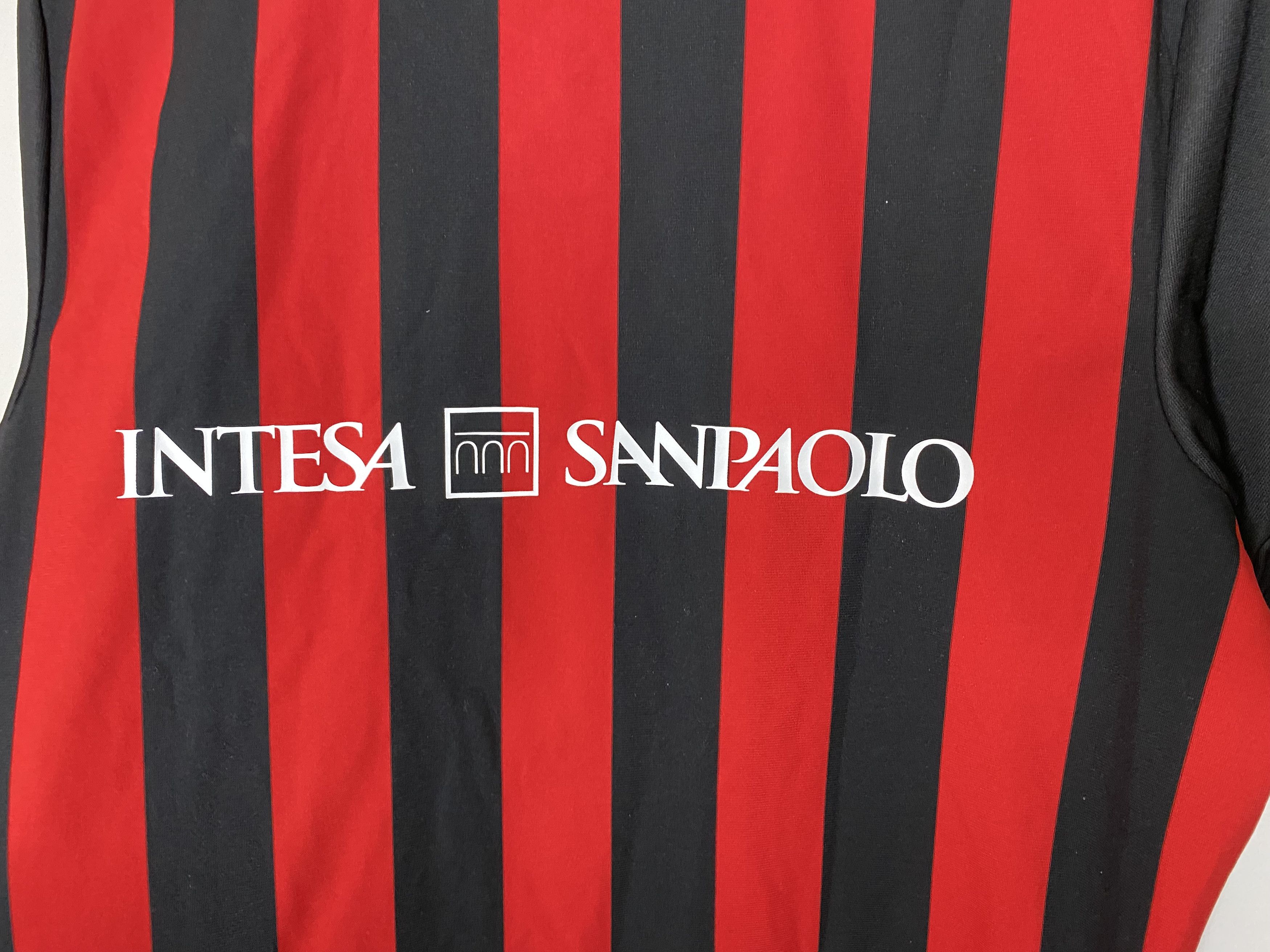 Adidas AC MILAN 2009 HOME PLAYER ISSUE FOOTBALL SHIRT SOCCER JERSEY Size US S / EU 44-46 / 1 - 3 Thumbnail