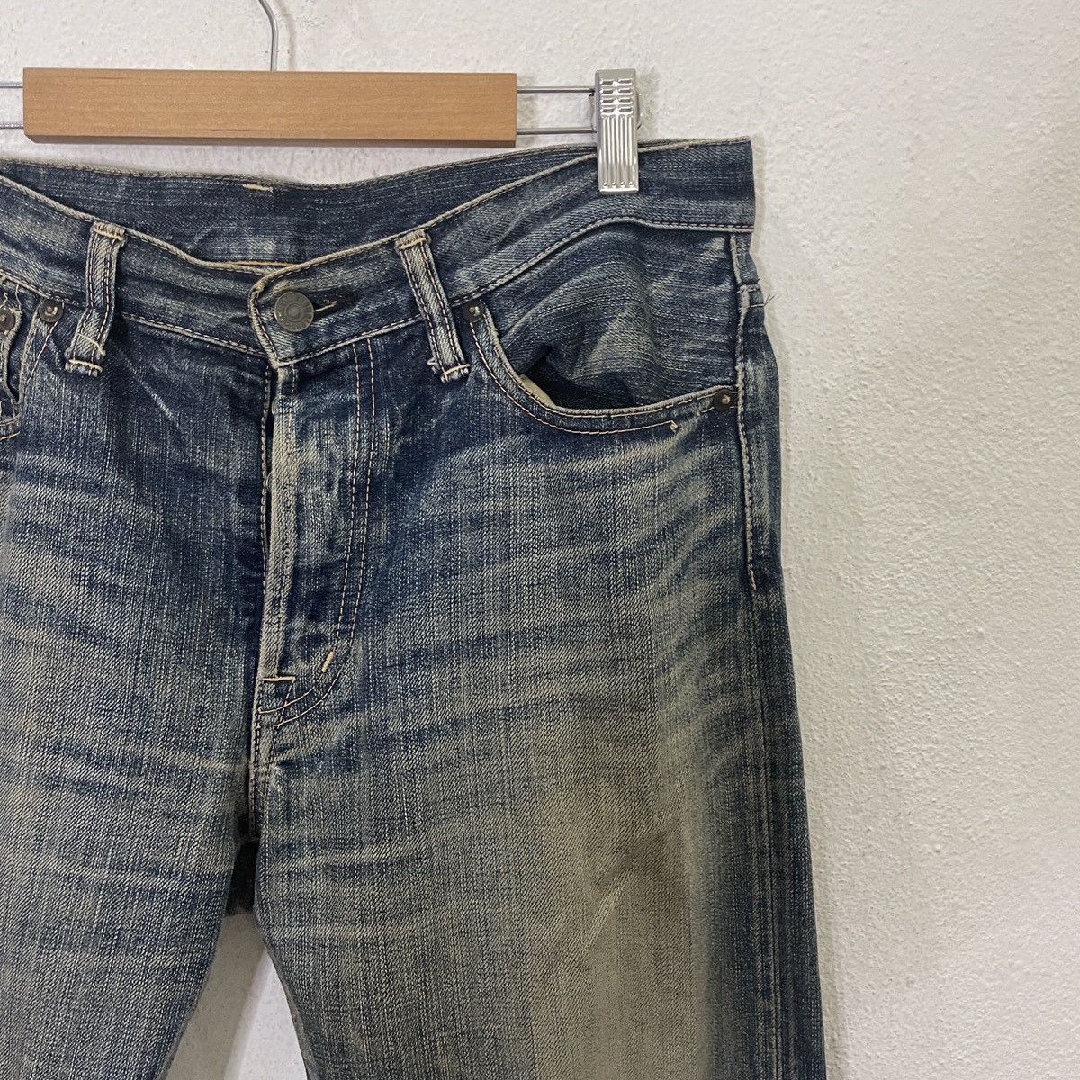 OMNIGOD Vintage Omnigod Slevedge Denim Jeans Size US 33 - 2 Thumbnail