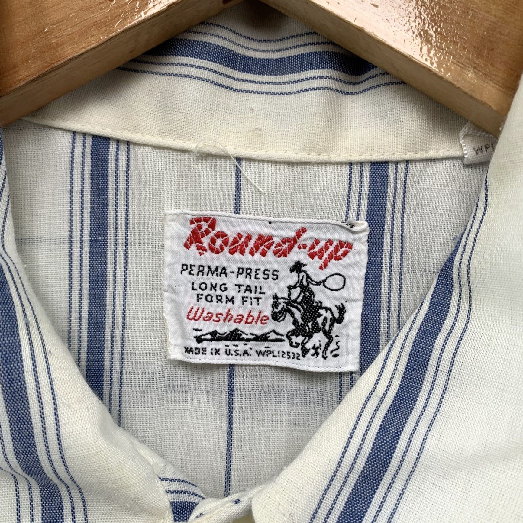 Vintage VINTAGE Round-Up Snap Shirt Mens Large White Western Rodeo Graphic Size US L / EU 52-54 / 3 - 2 Thumbnail