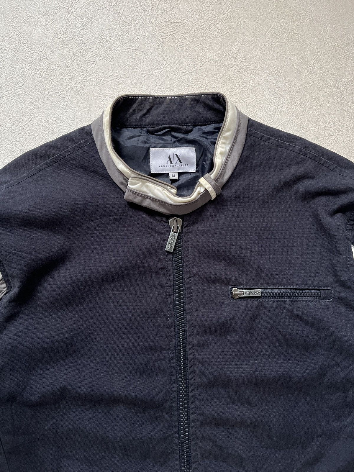 Armani Exchange 00’s Armani Exchange Racer Jacket by Giorgio Armani Size US M / EU 48-50 / 2 - 5 Thumbnail