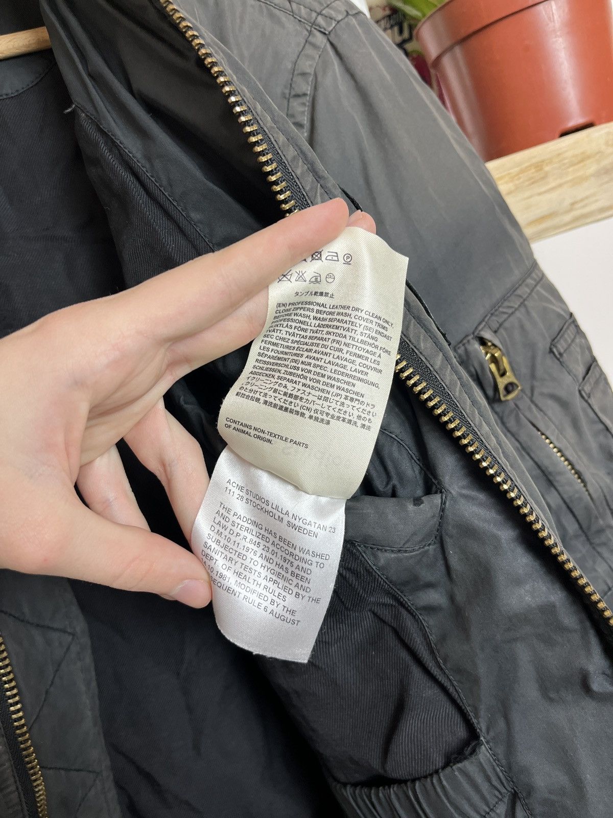 Acne Studios Acne Studios 13AW Black Sid Down Ma-1 Bomber very rare hype Size US S / EU 44-46 / 1 - 6 Thumbnail