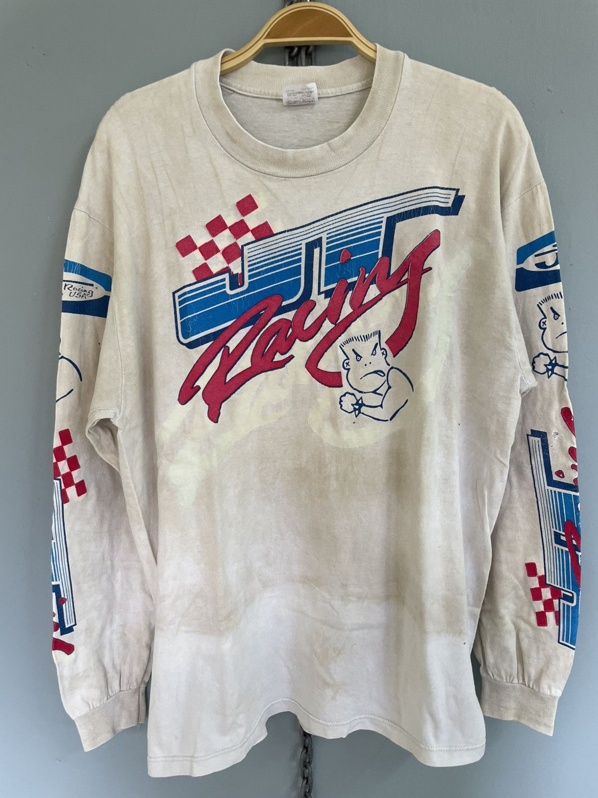 Vintage Vintage 80s JT Racing x BadBoy long sleeve t shirt Size US L / EU 52-54 / 3 - 3 Thumbnail