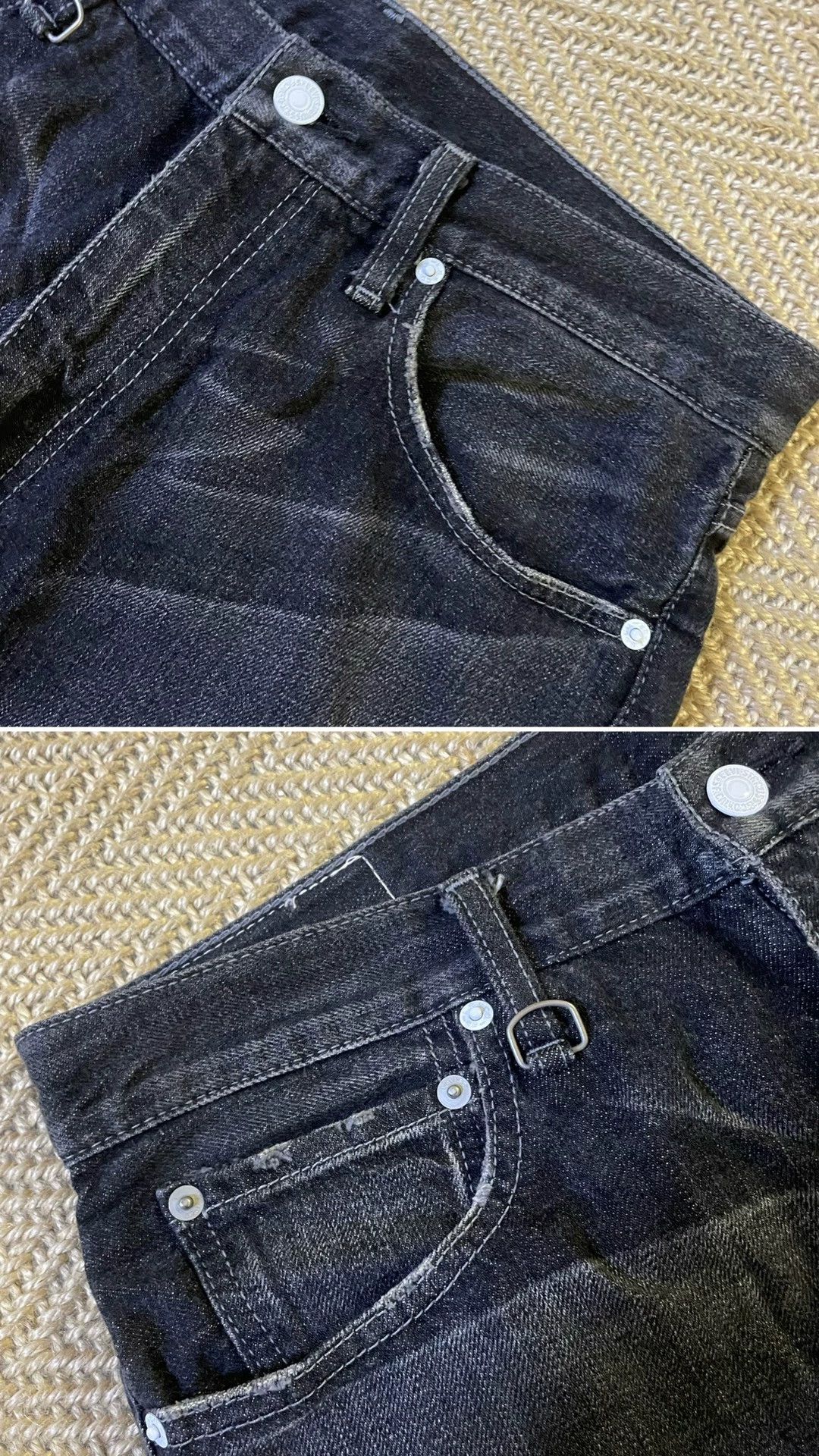 Levi's LEVIS FENOM Heavy Wash White Button 505 Jeans W32 Size US 32 / EU 48 - 6 Thumbnail