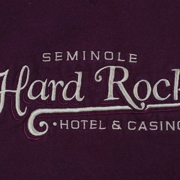 Hard Rock Cafe × Vintage Vintage 90s Hard Rock Cafe Seminole Hotel Sweatshirt Size US XL / EU 56 / 4 - 4 Thumbnail