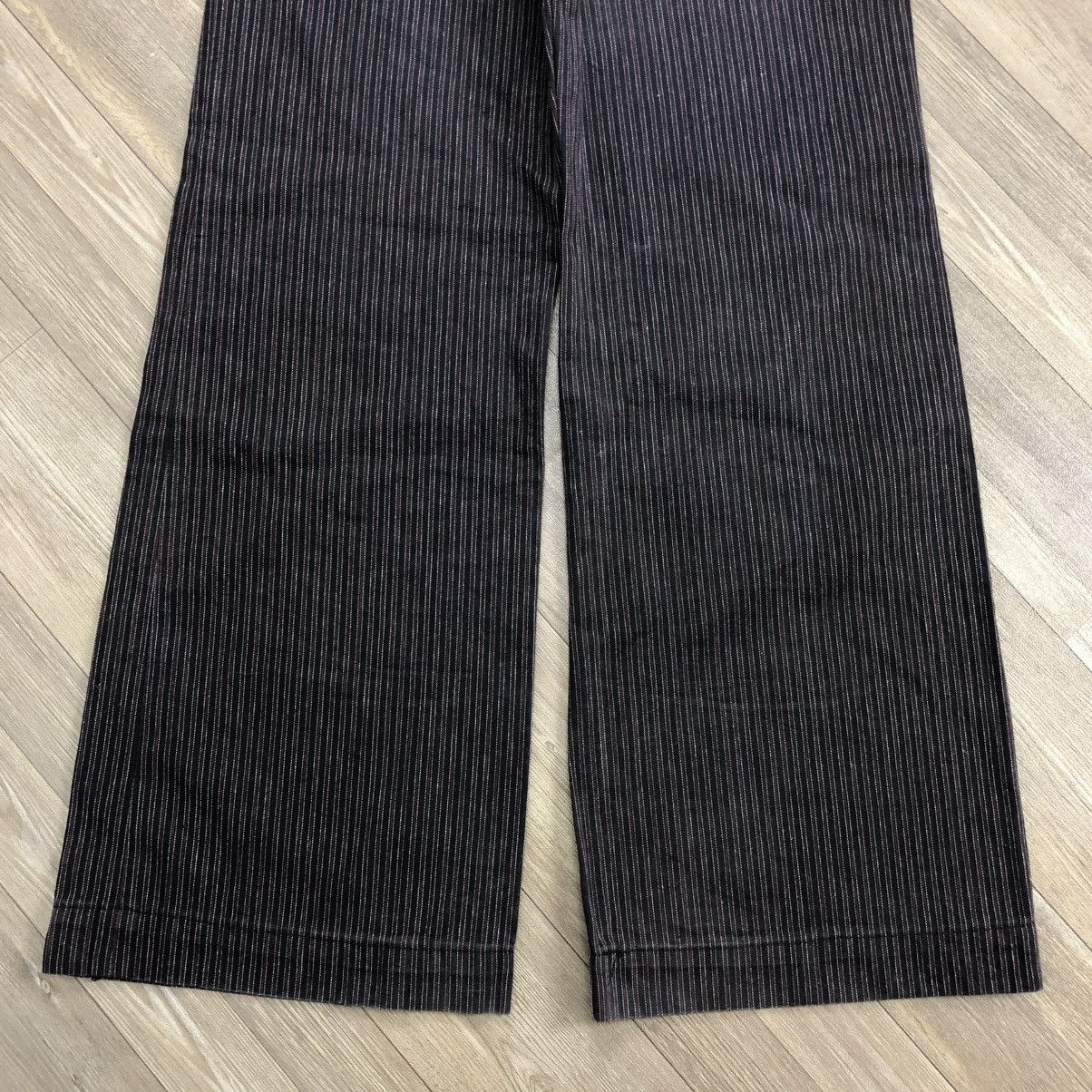If Six Was Nine 1990s Fiorucci Safety Stripped Baggy Lgb Y2K Flared Jeans Size US 30 / EU 46 - 11 Thumbnail