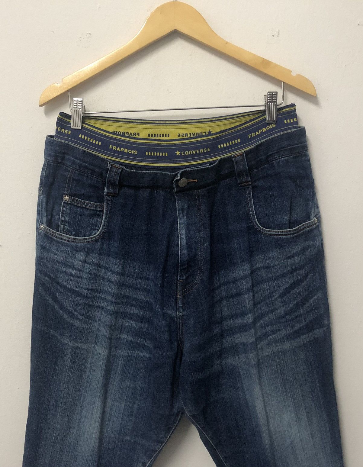 Converse × Frapbois × Issey Miyake Frapbois Issey Miyake X Converse Double Waist Hype Jeans Size US 35 - 3 Thumbnail