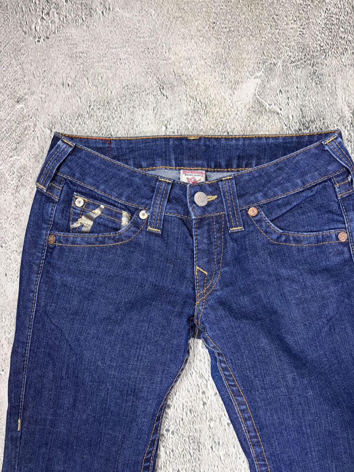 True Religion True Religion jeans Flared bootcut navy silver blue painted Size 28" / US 6 / IT 42 - 5 Thumbnail