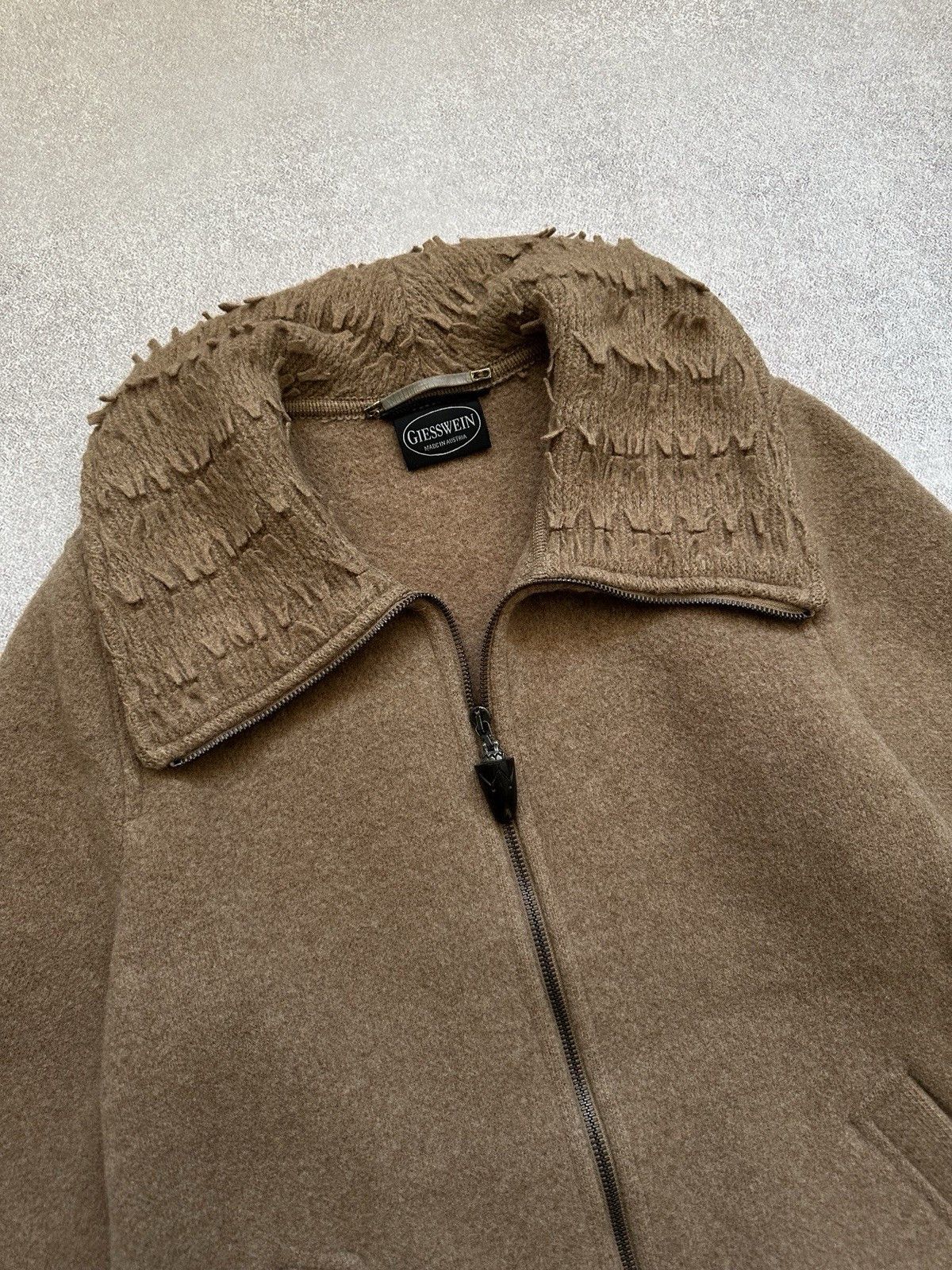 GIESSWEIN Vintage Giesswein Austria Coat Jacket Womens Beige Lana Wool Size S / US 4 / IT 40 - 4 Thumbnail