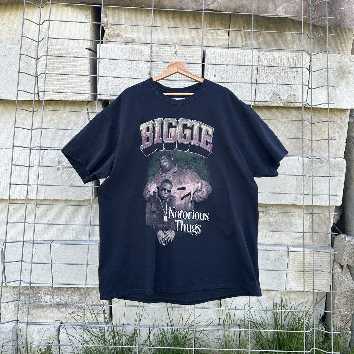 Rap Tees Vintage Biggie Notorious Thugs Rap Star Hype Rare Retro Y2K Size US XL / EU 56 / 4 - 1 Thumbnail