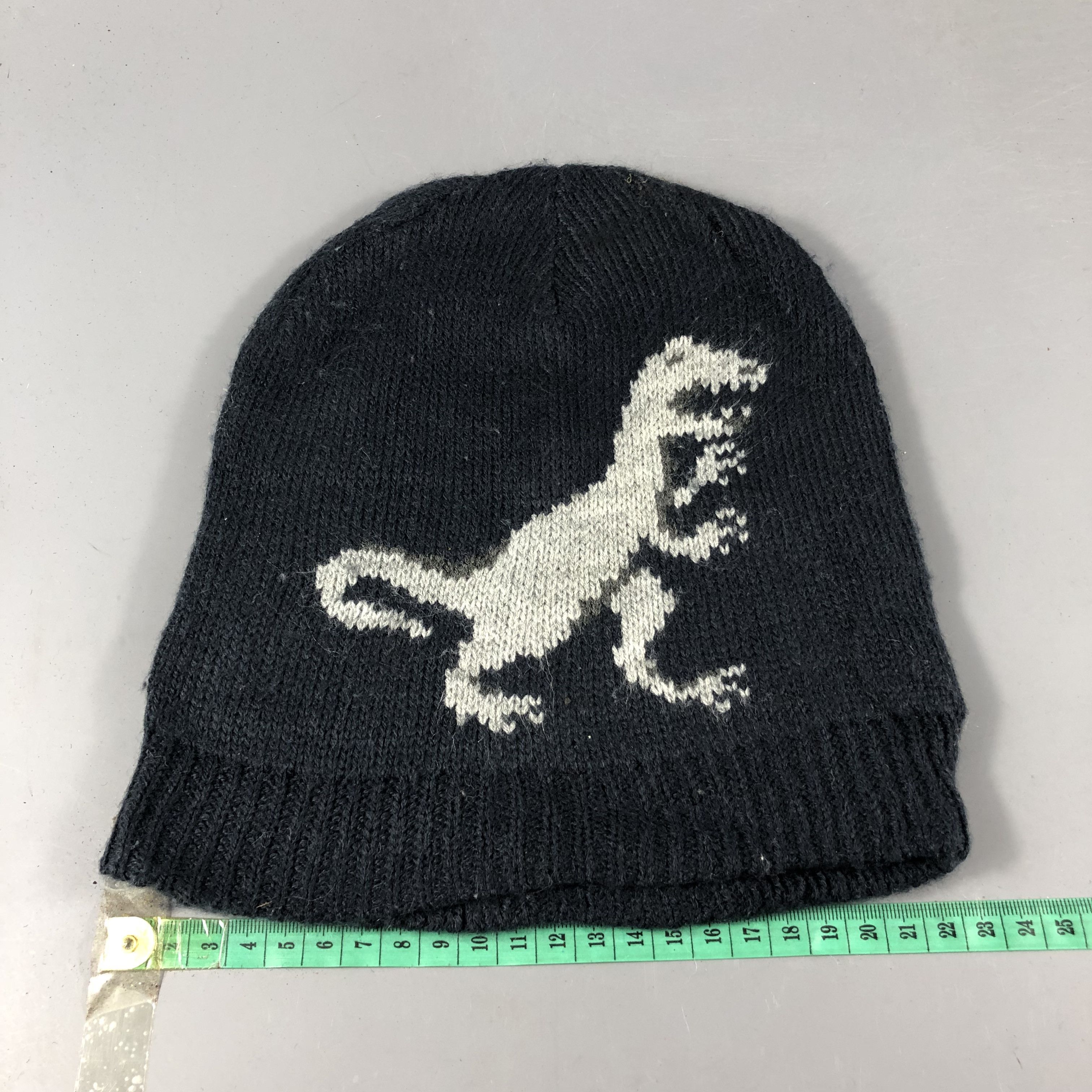 Vintage Unknown T-Rex Beanie Snowcap Snow Hat B1039 Size ONE SIZE - 3 Thumbnail