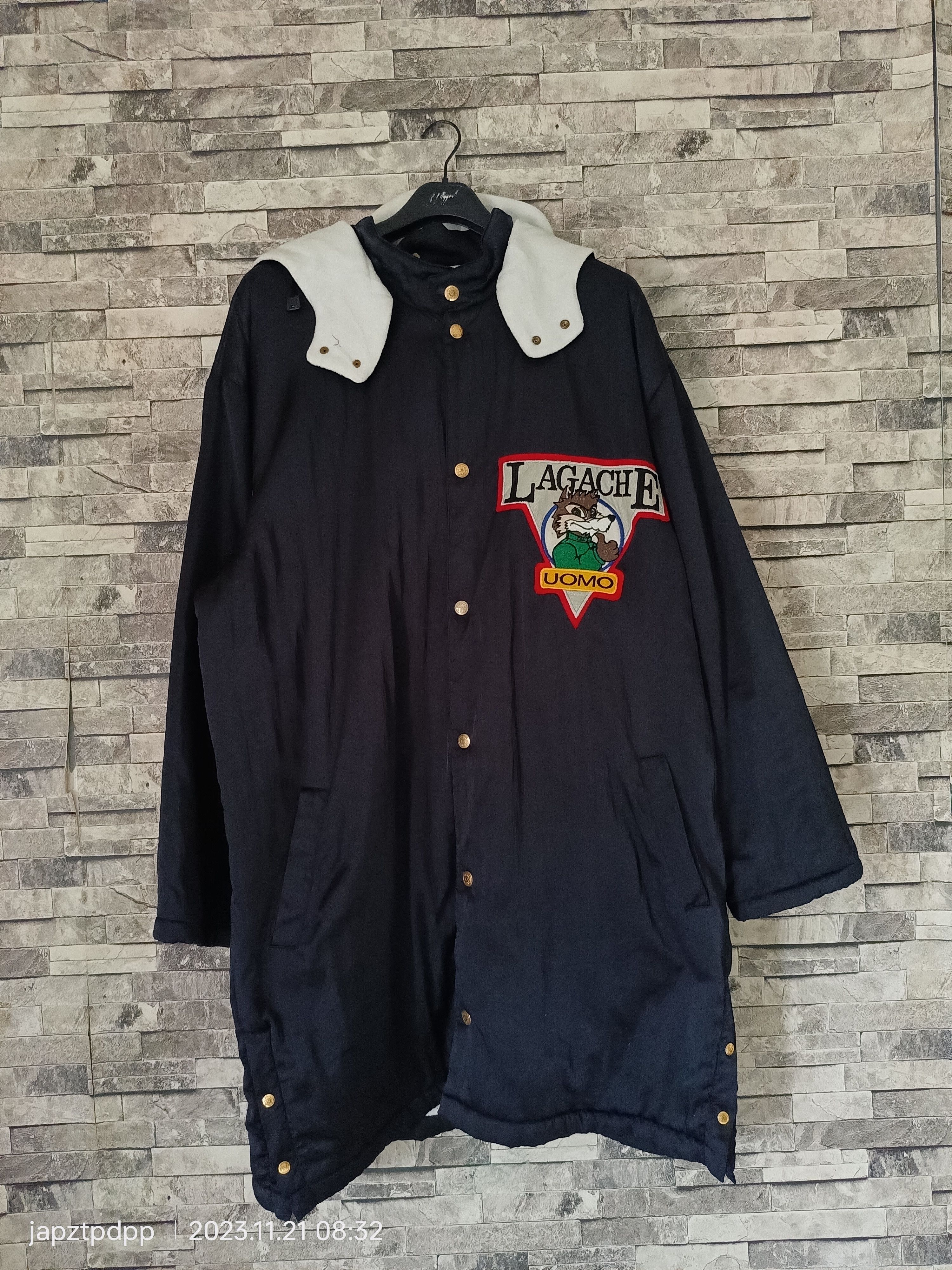 Japanese Brand Vintage Lagache uomo wolf mascot over coat Size US XXL / EU 58 / 5 - 3 Thumbnail