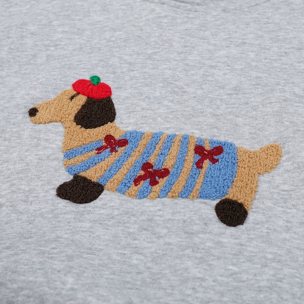 Japanese Brand Men's cartoon casual fun dachshund puppy loose hoodie Size US M / EU 48-50 / 2 - 4 Thumbnail