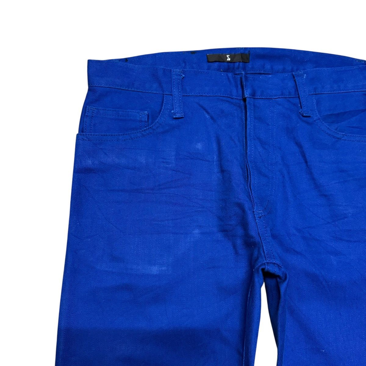 READYMADE S'exprimer Royal Blue Denim Jeans By YUTA READYMADE Size US 29 - 4 Thumbnail