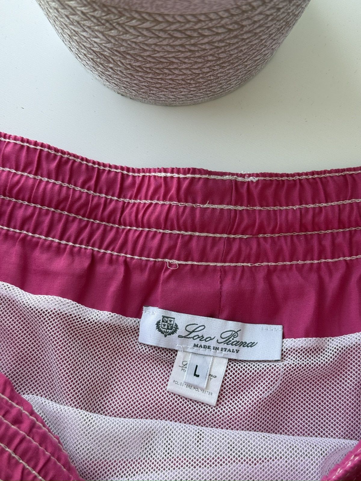 Loro Piana Loro Piana Swim Shorts Pink L Size US 34 / EU 50 - 9 Thumbnail