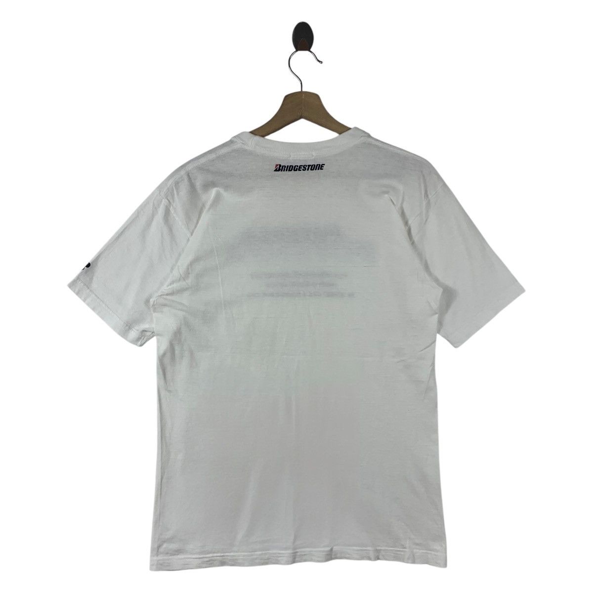 Japanese Brand Vintage BRIDGESTONE POTENZA Tyre racing tee Size US S / EU 44-46 / 1 - 4 Thumbnail