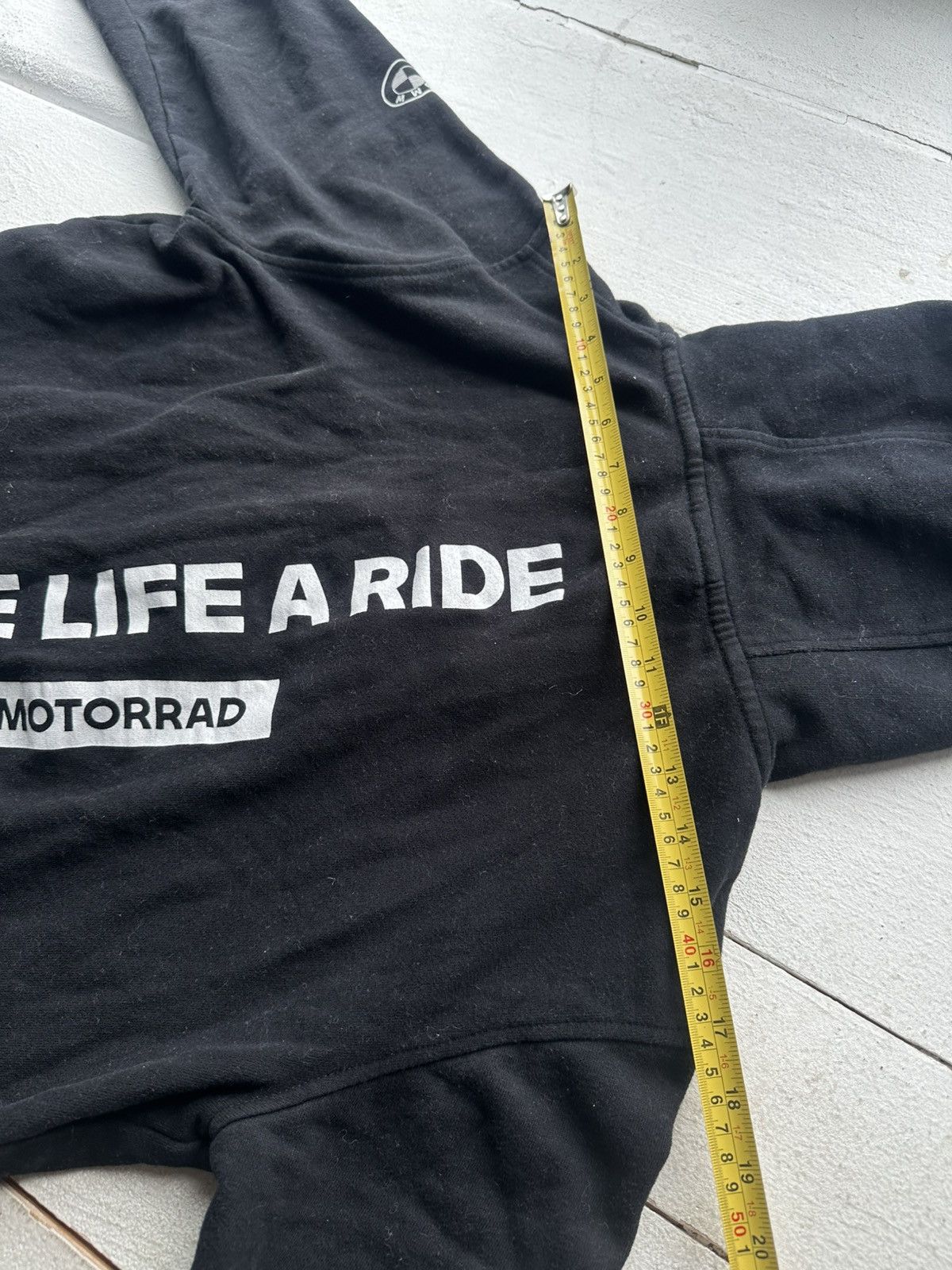 Vintage 🚨RARE BMW MOTORRAD BIG LOGO ZIP HOODIE RACING Size US S / EU 44-46 / 1 - 12 Thumbnail