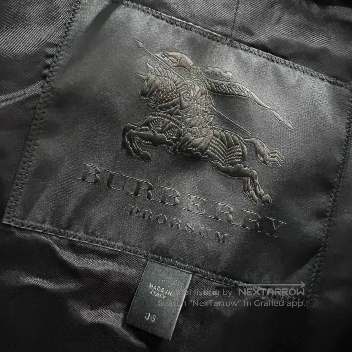 Burberry Burberry Black Double-Breasted Trench Coat. Size XS / US 0-2 / IT 36-38 - 4 Thumbnail