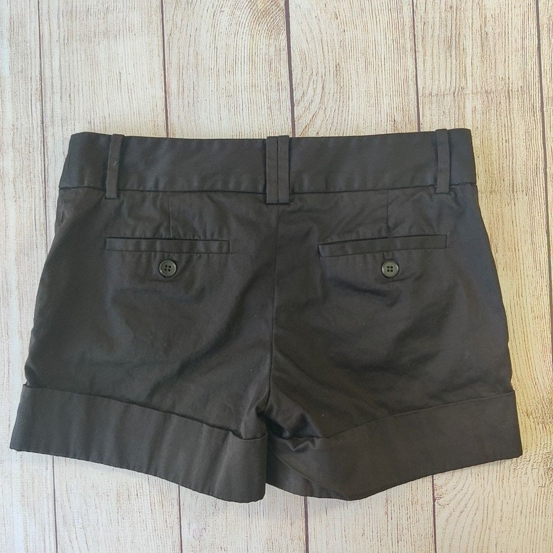 Zara Zara Basic cuffed black trouser shorts sz S Size 27" / US 4 / IT 40 - 2 Thumbnail
