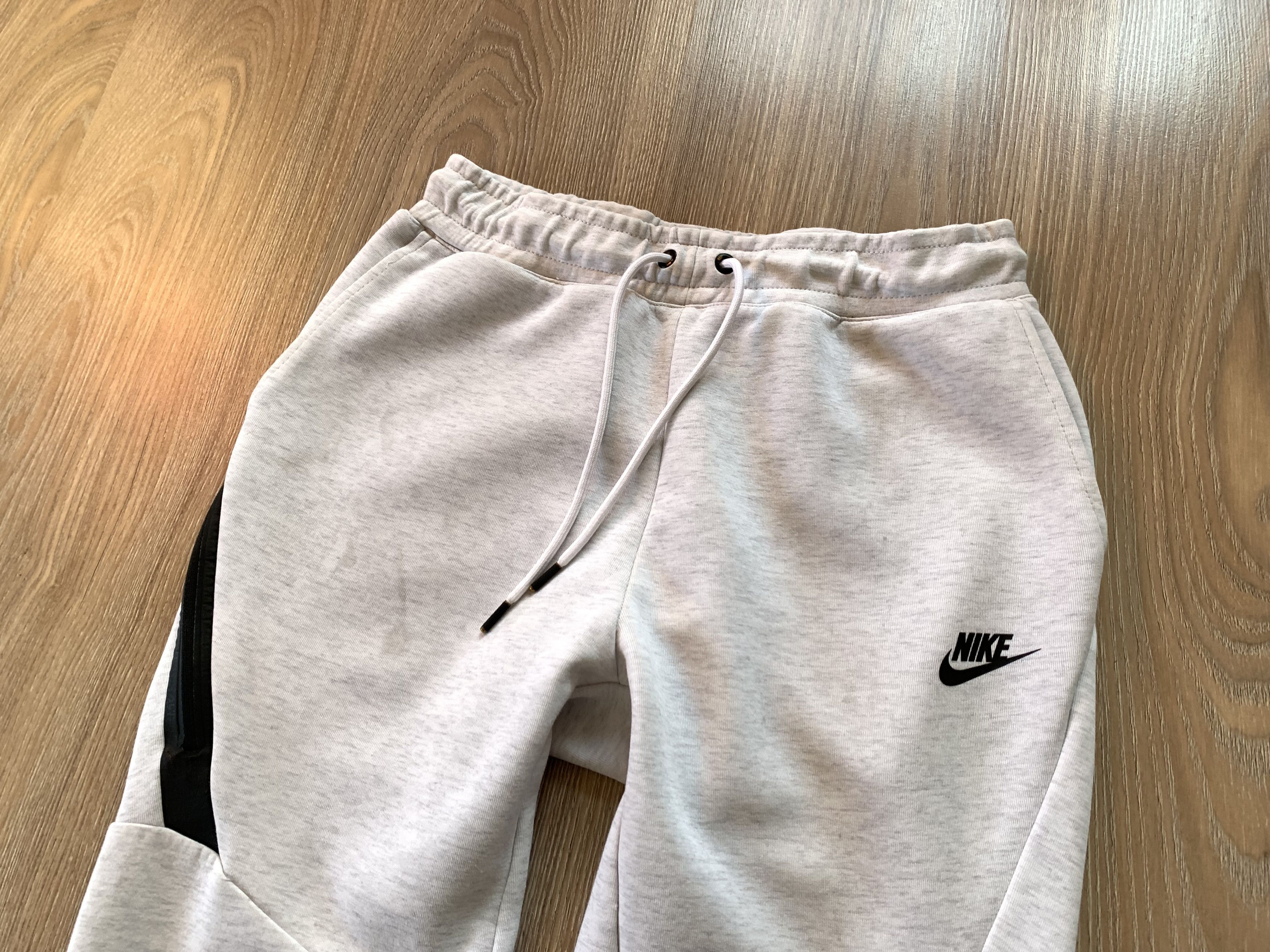 Nike × Vintage Nike Mens Tech Fleece White Jogger Pants Size US 30 / EU 46 - 3 Thumbnail