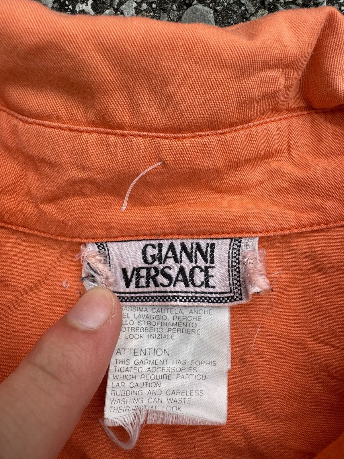 Versace × Vintage Gianni Versace shirt vintage 90s y2k crazy avant garde high Size US S / EU 44-46 / 1 - 4 Thumbnail