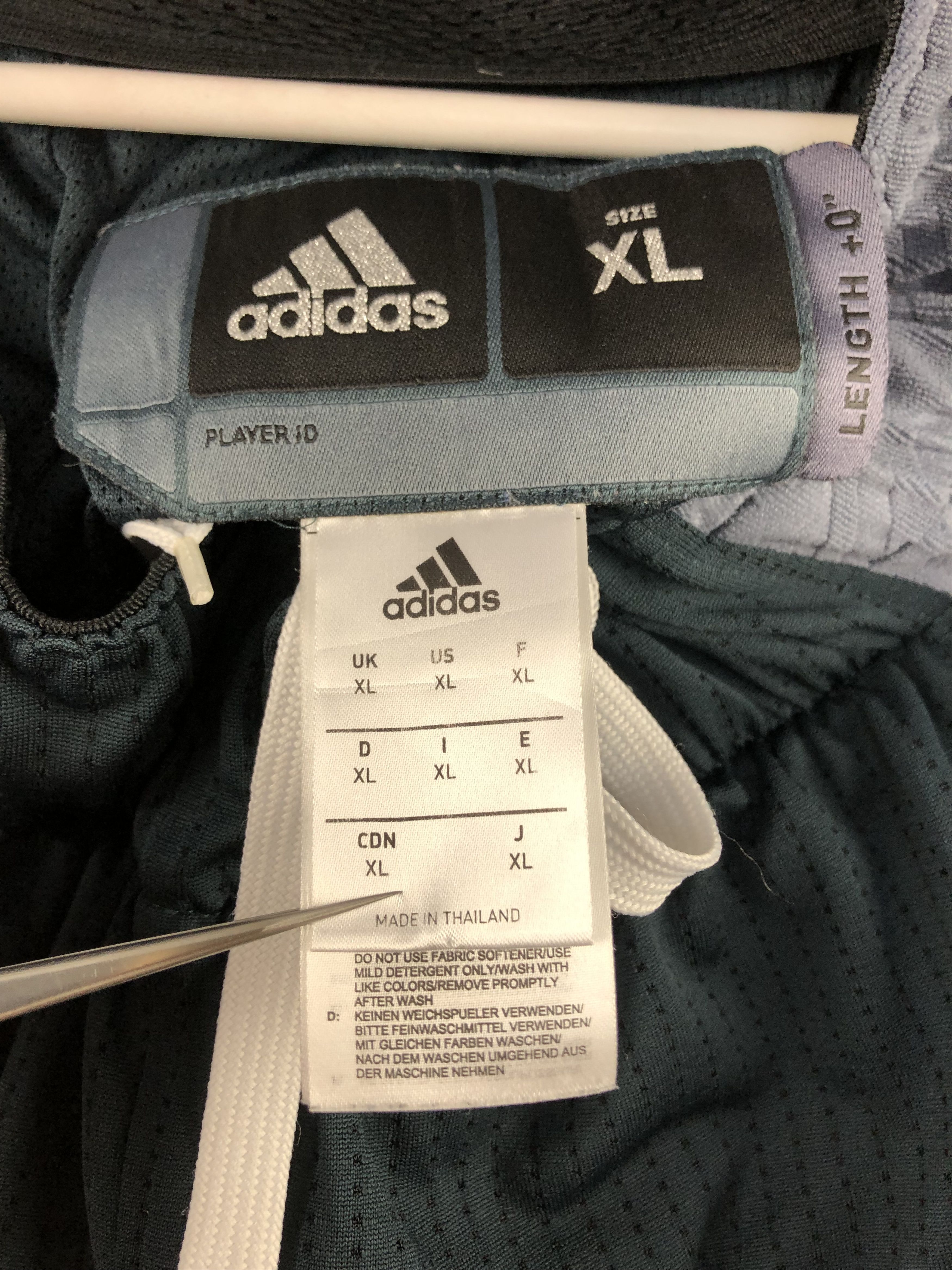 Adidas Real Madrid 2018 Spain Basketball Shorts Adidas Doncic XL Size US 38 / EU 54 - 9 Thumbnail